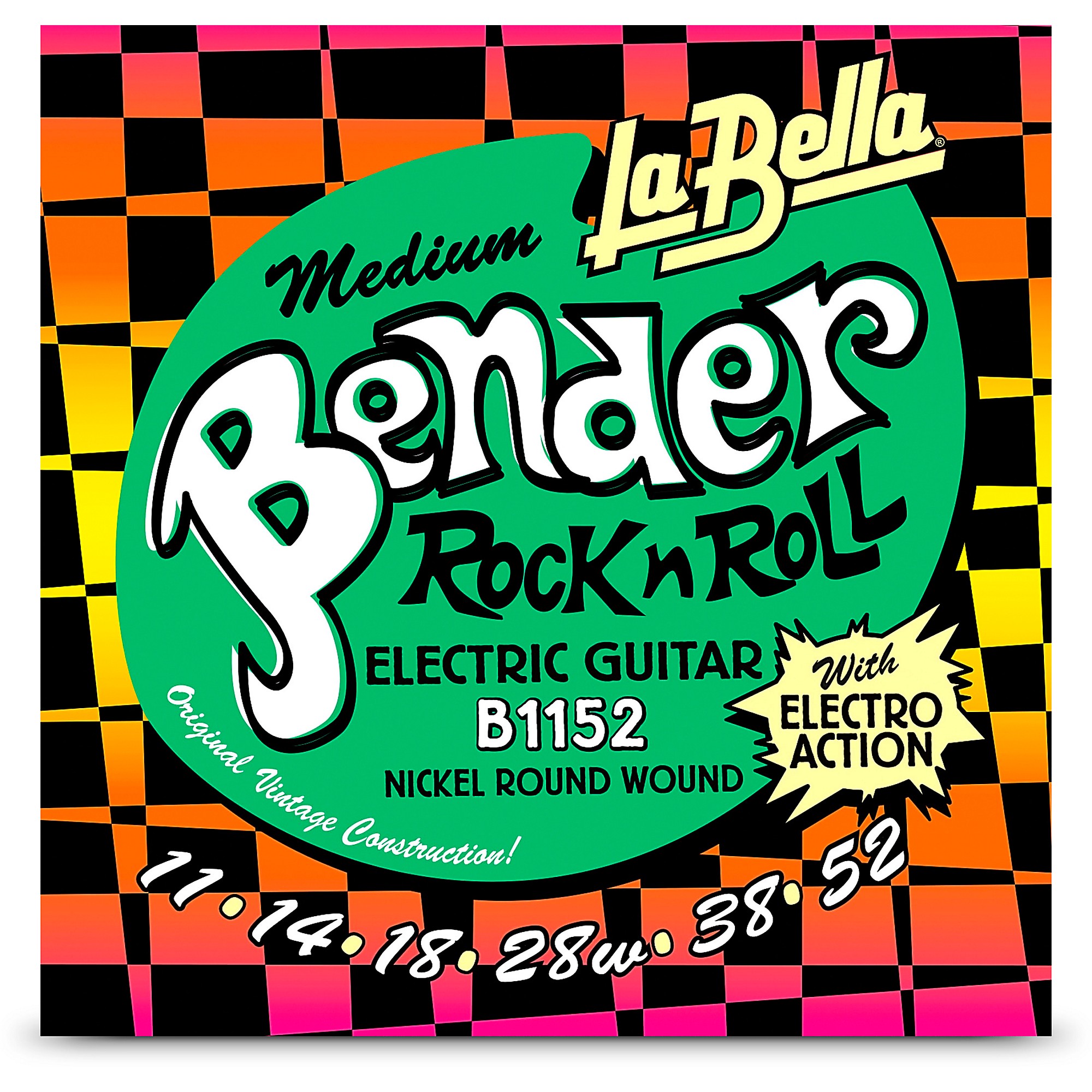 

Струны для электрогитары La Bella Bender Rock n Roll 11–52