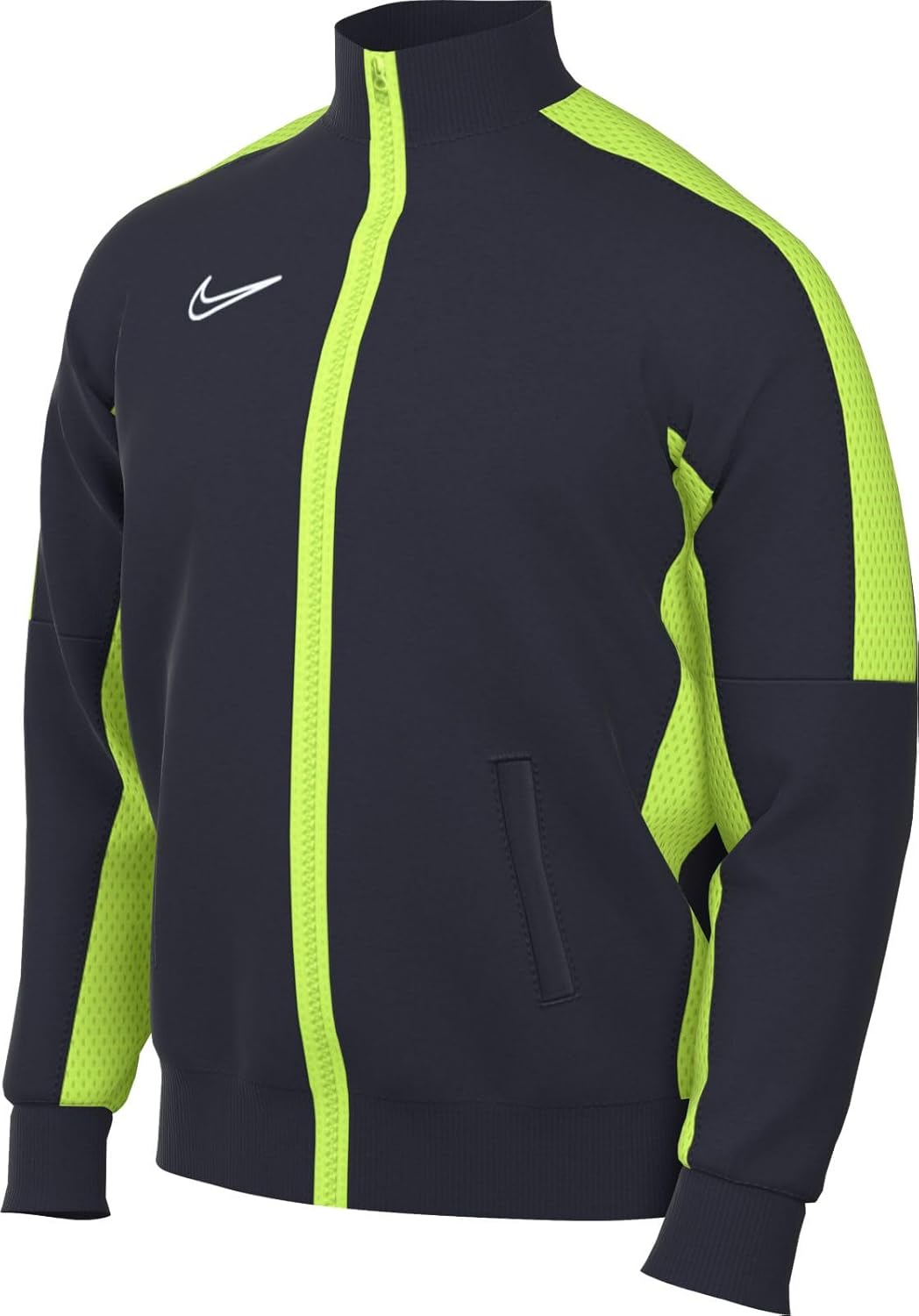 

Футбольная куртка Nike M Nk Df Acd23 Trk Jkt K Knit для мужчин, Obsidian/Volt/White