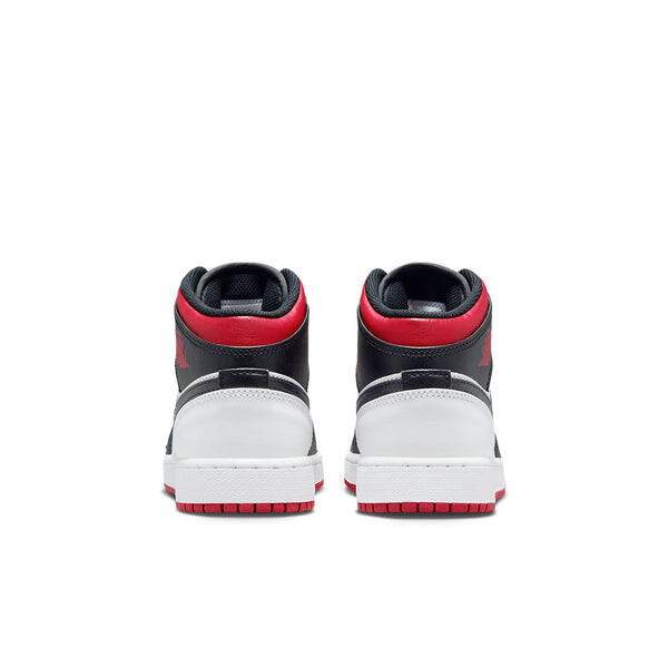 Кроссовки 1 mid 'gym red black toe' Air Jordan, красный — фото 4