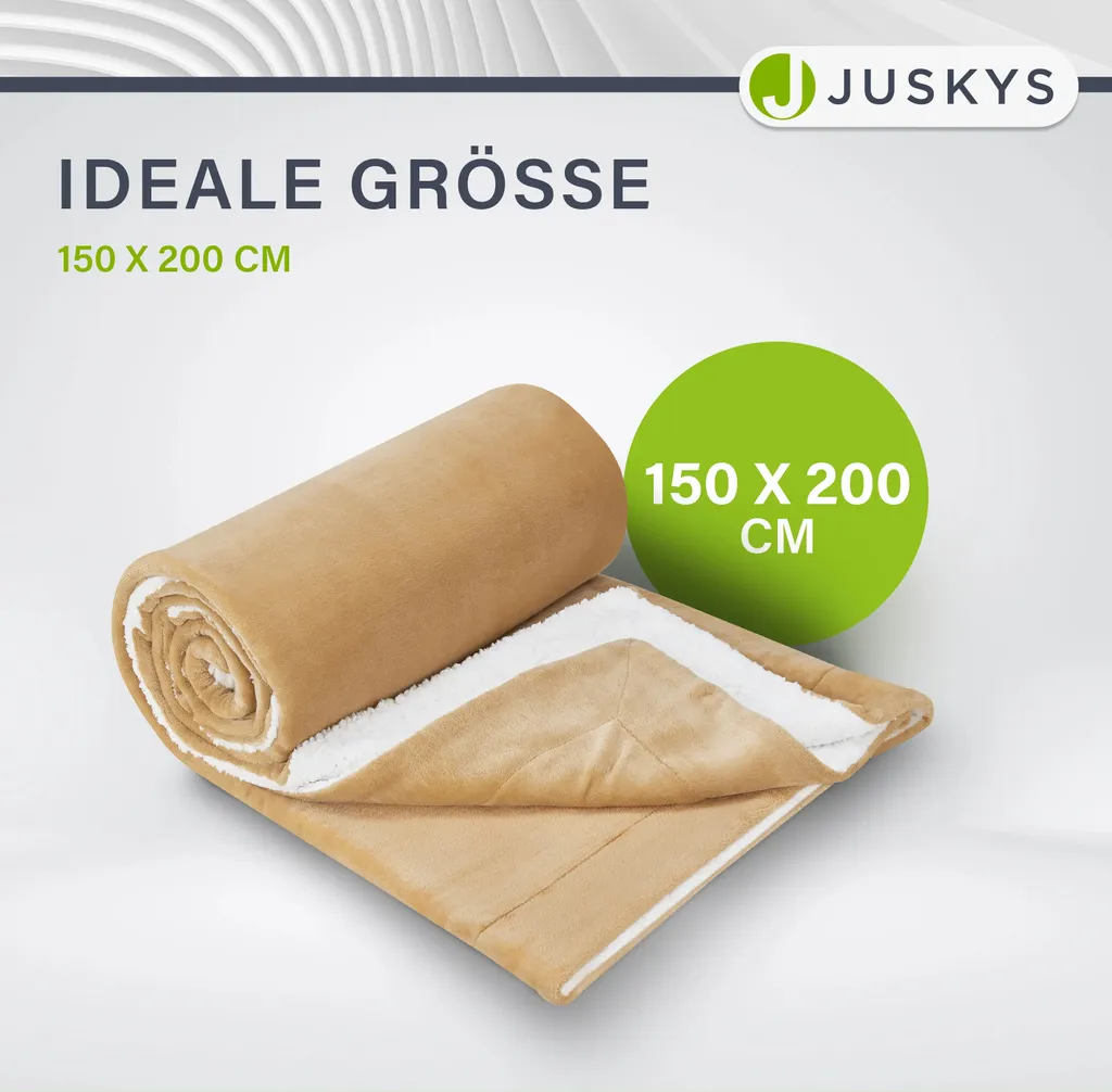 

Одеяло Juskys, бежевый