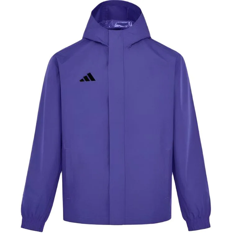 Adidas Куртка Entrada 22 с капюшоном, мужская, фиолетовая