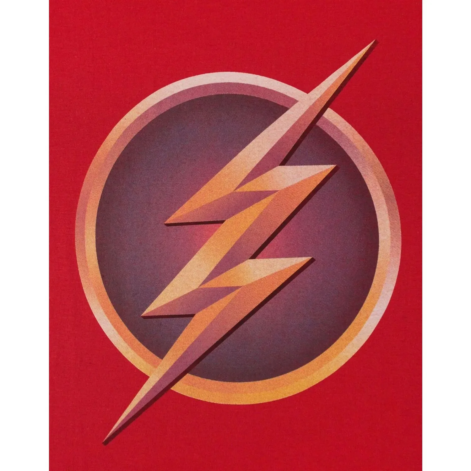 Футболка детская с логотипом Flash, DC Comics, красный — фото 3