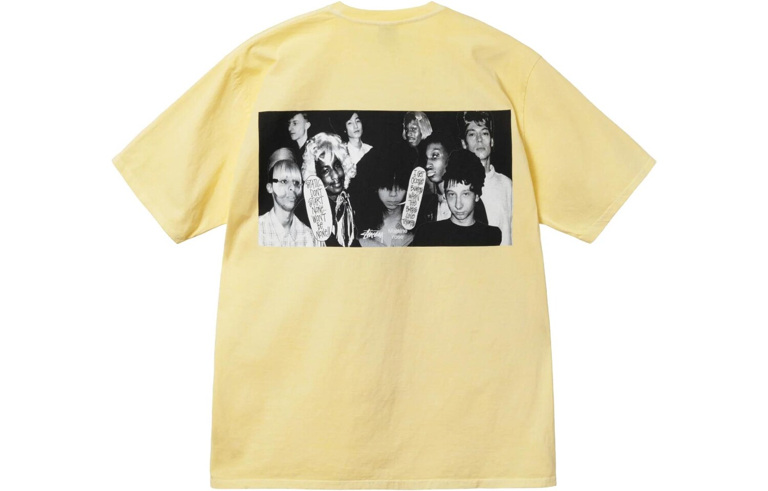 

Футболка X Martine Rose SS23 унисекс желтая Stussy, желтый