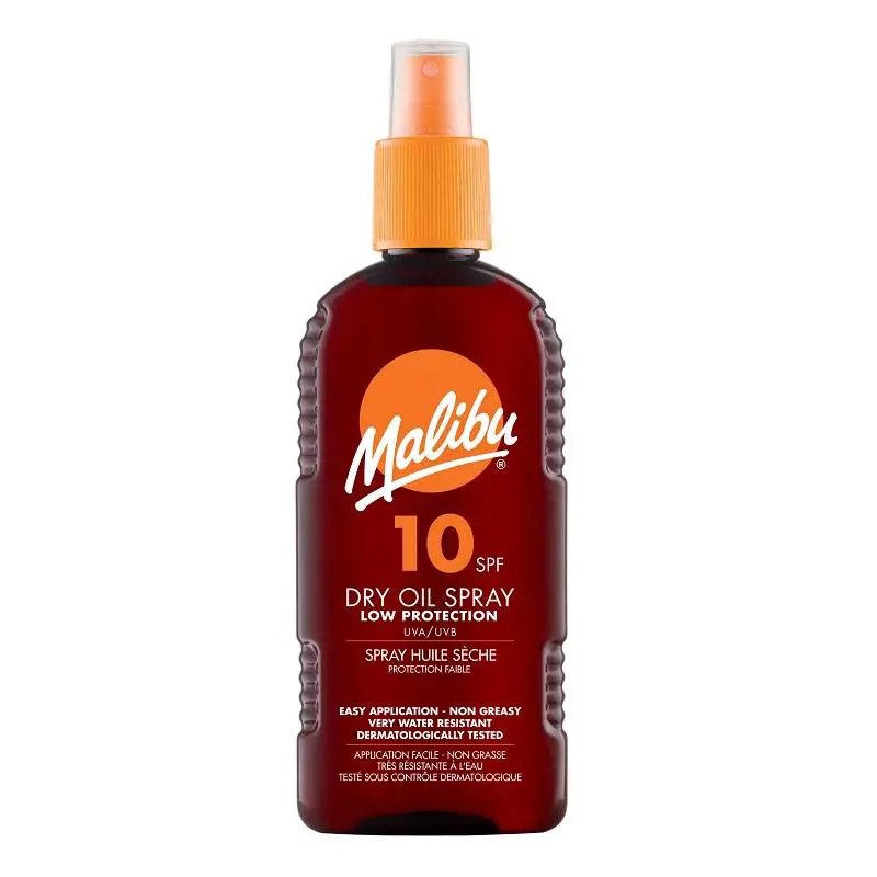 

Крем для тела Dry Oil Spray Spf10 Malibu, 200 мл