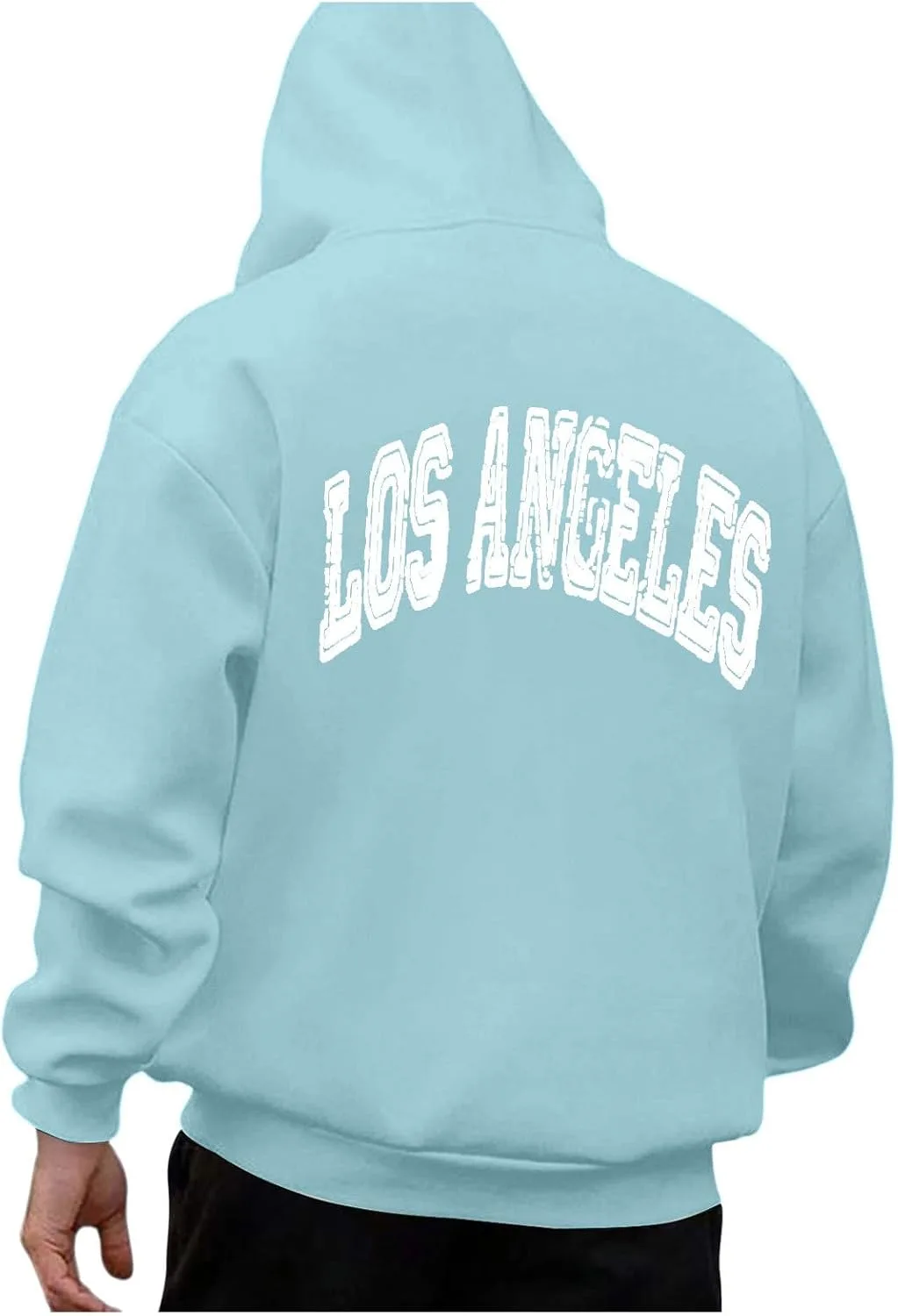 

Мужская худи с принтом Los Angeles в стиле vintage