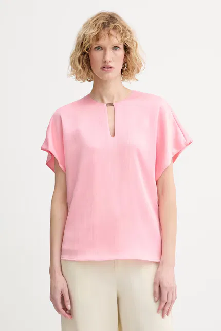 Блузка с блеском Calvin Klein, розовый