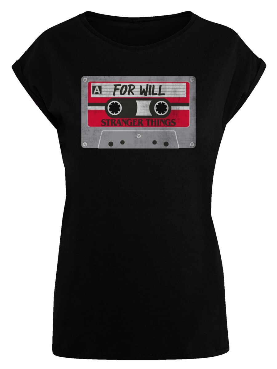 

Рубашка F4NT4STIC Stranger Things Cassette For Will Netflix TV Series, черный