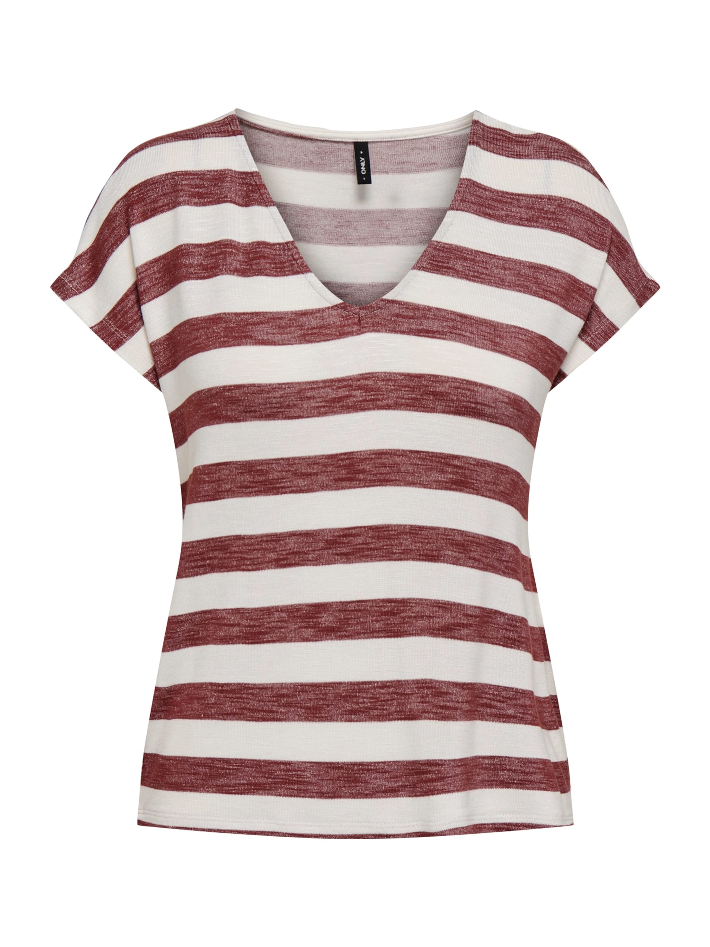 

ONLY Футболка в карминно-красном цвете, Красный, ONLY Футболка в карминно-красном цвете