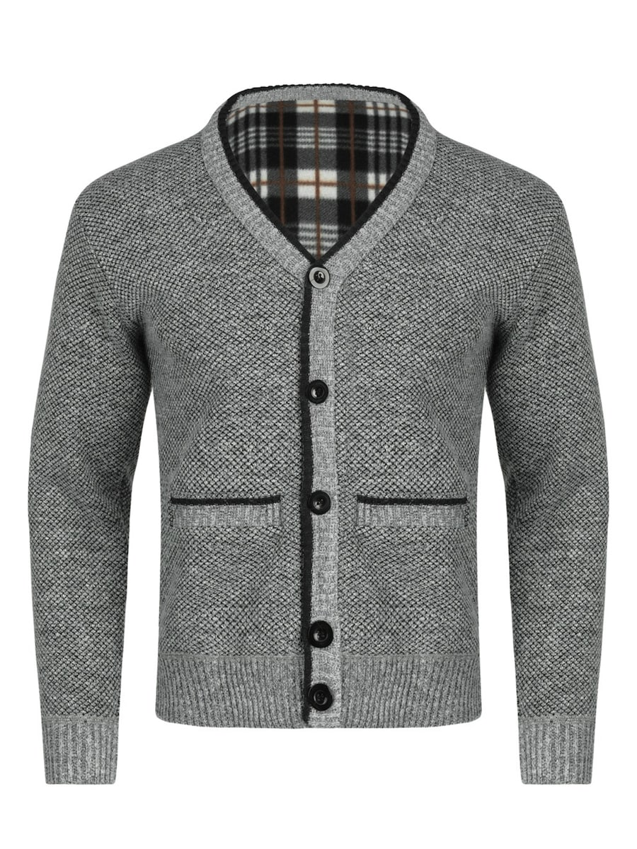 

Вязаный кардиган Youthup, светло-серый