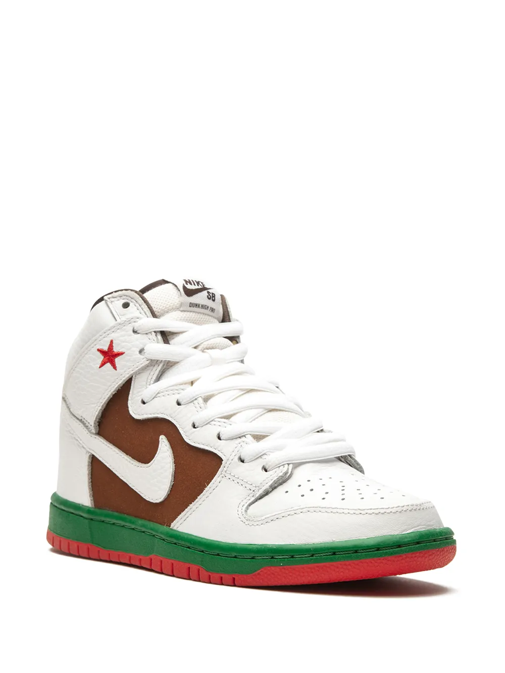 Кроссовки Dunk High Premium SB Nike, белый — фото 2