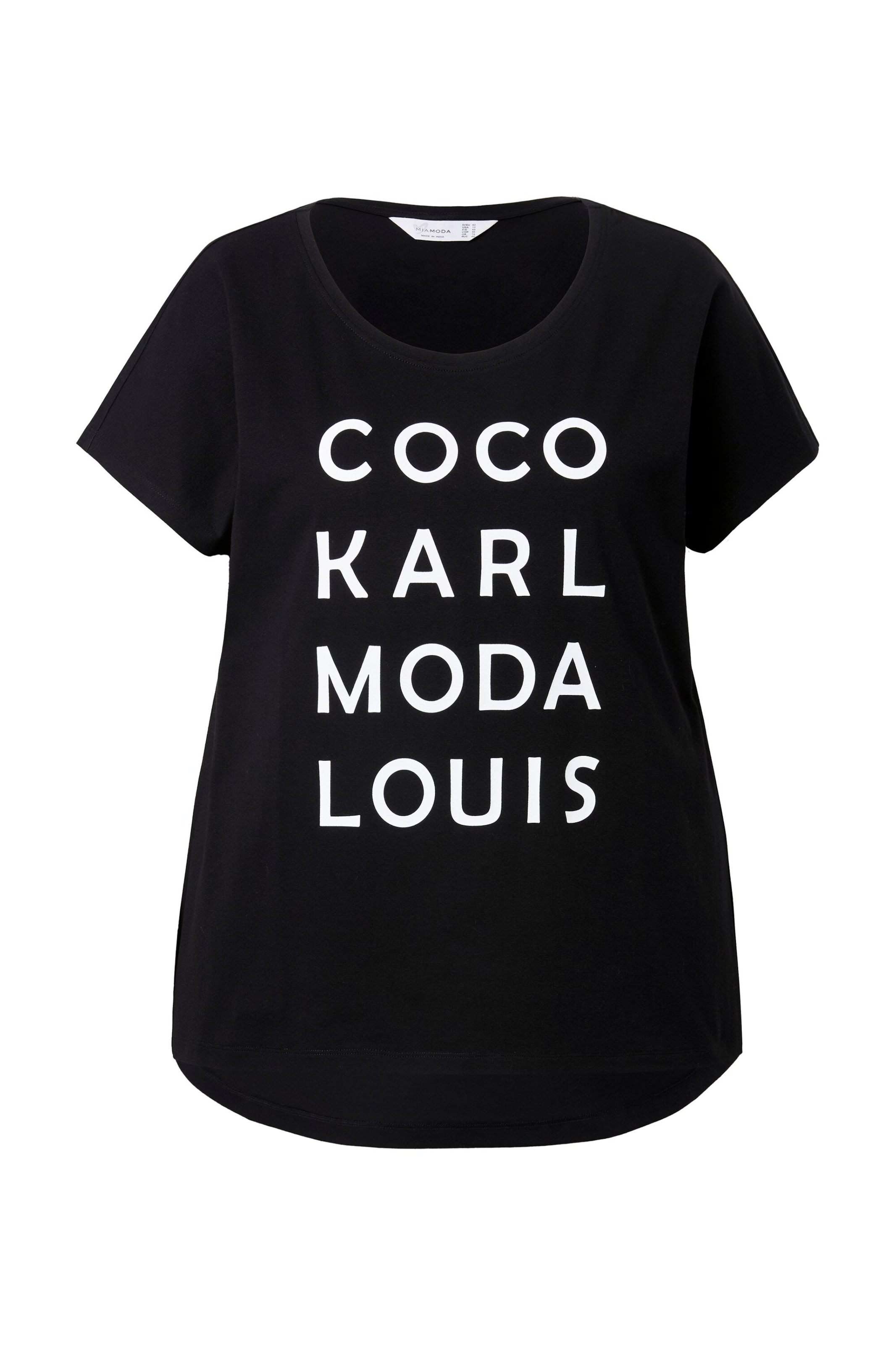 

MIAMODA Футболка в черном цвете