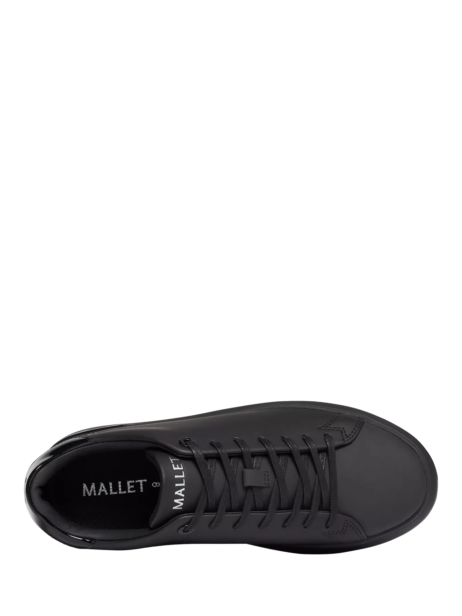Кроссовки GRFTR Lite из кожи на шнуровке, черные Mallet — фото 4