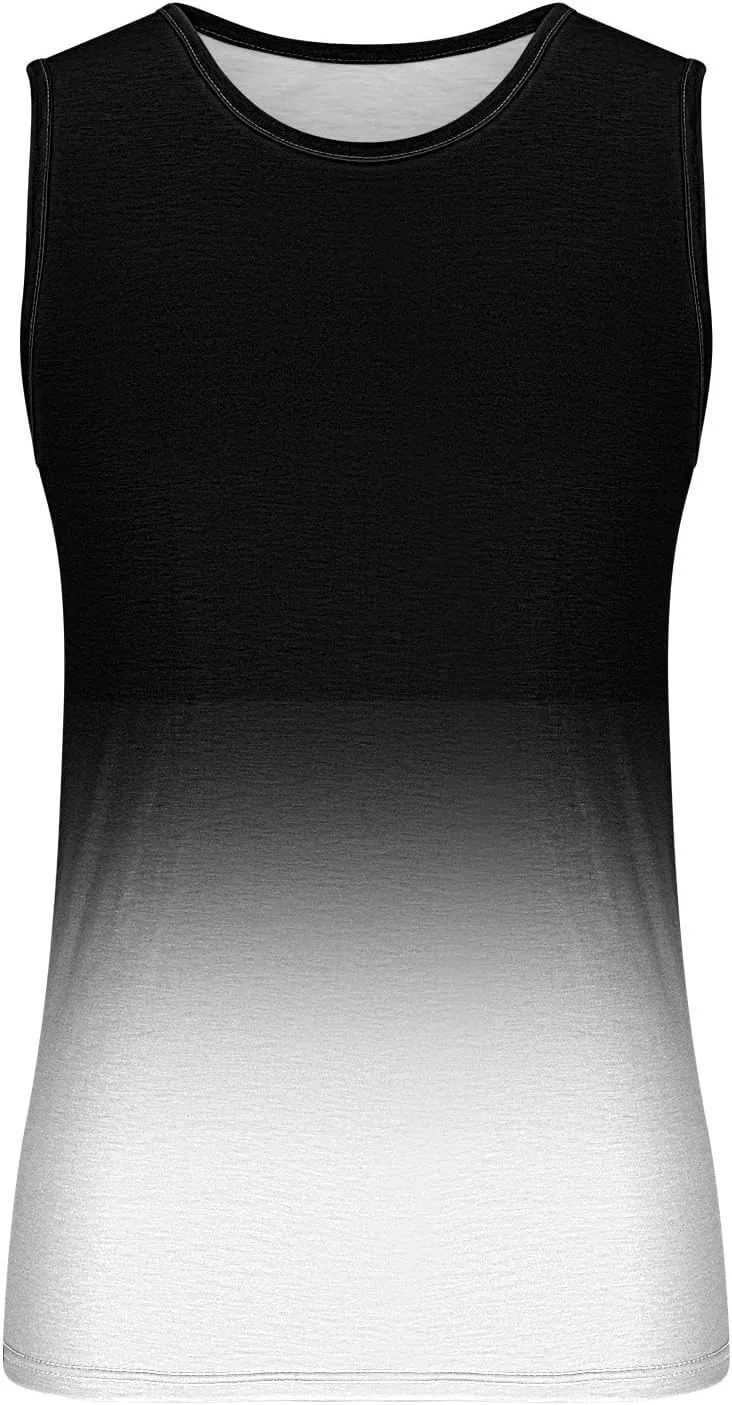 Мужская майка для тренировок Muscle Cut Off, летняя, градиент — фото 2