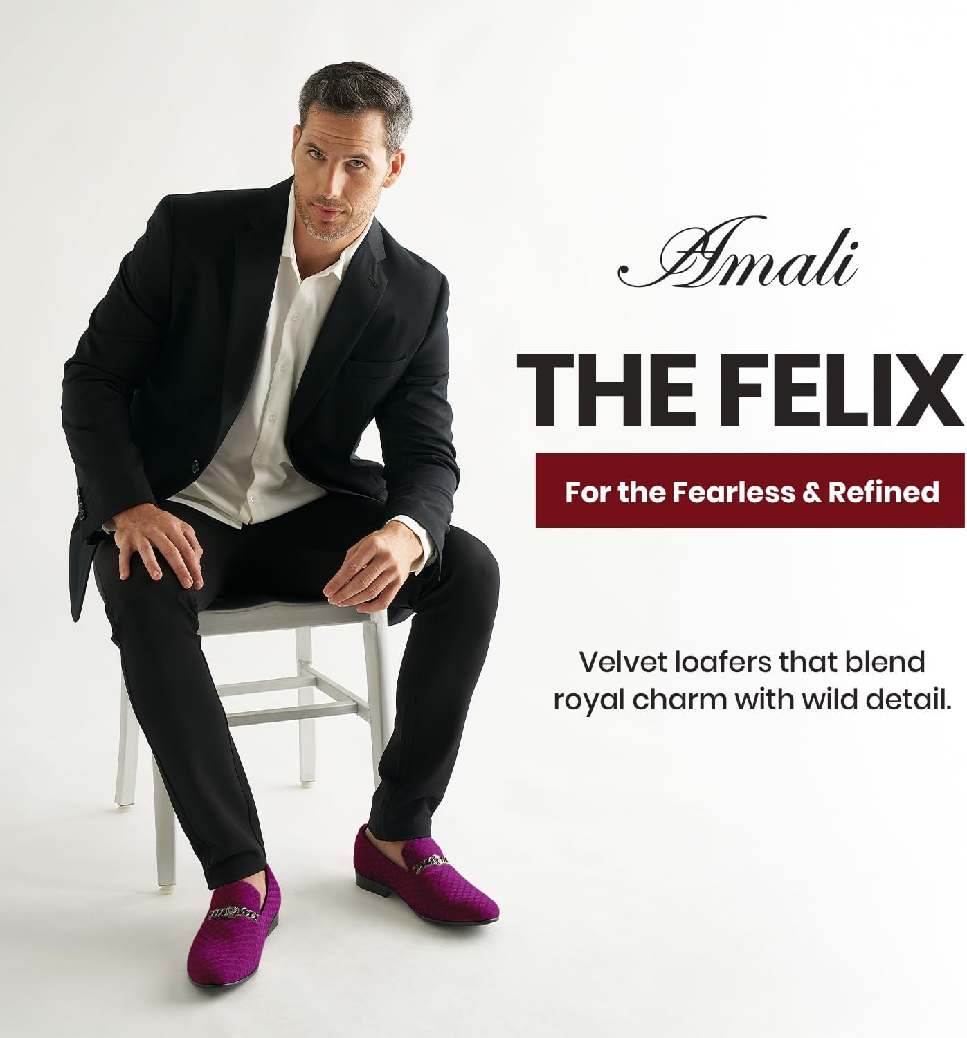 Мужские лоферы Amali Velvet Slip-On с львиным декором, тапочки для смокинга, лоферы с металлической цепочкой, бордовый — фото 2