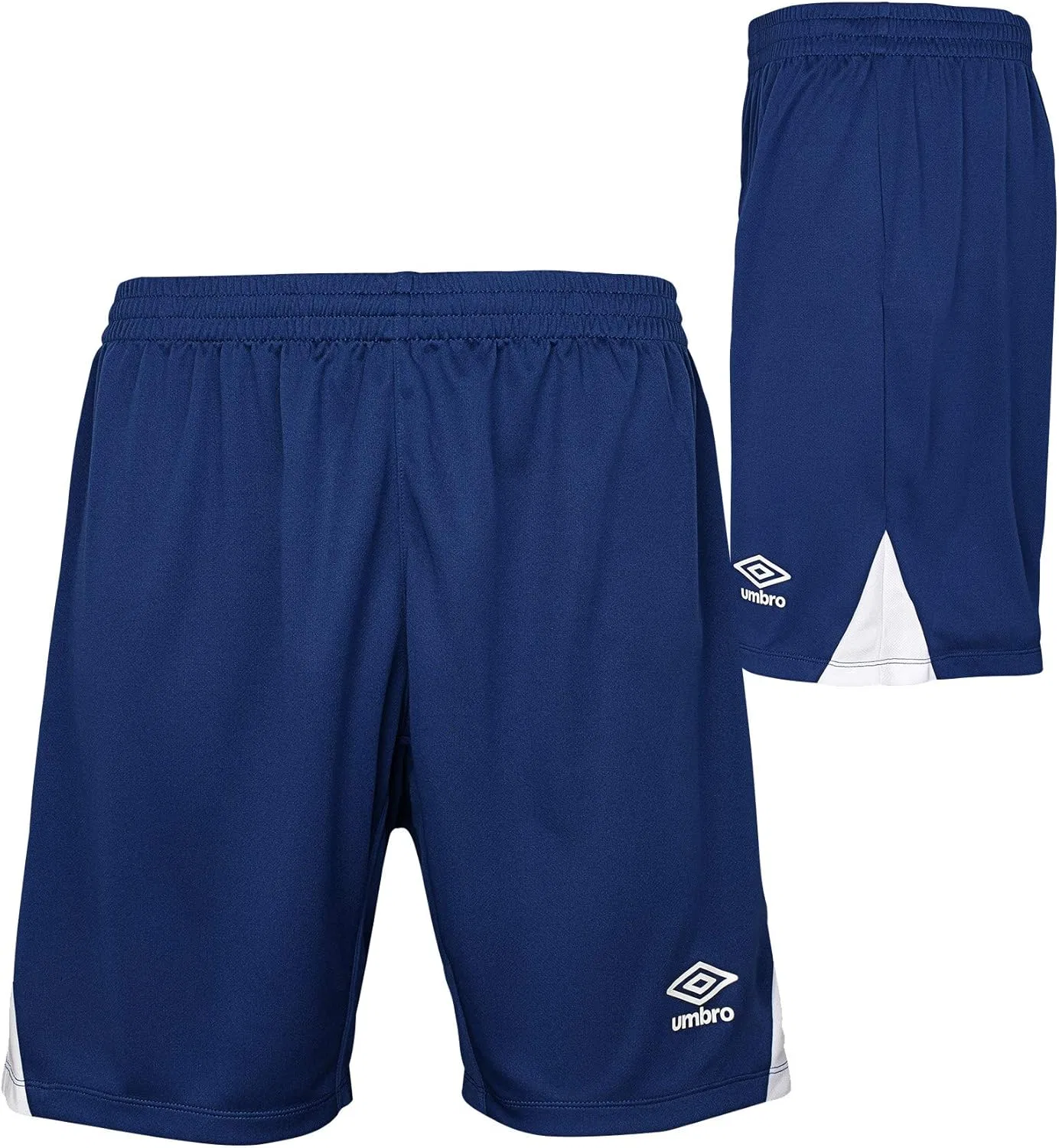 Детские шорты Umbro Youth Vertex, темно-синий/белый — фото 3
