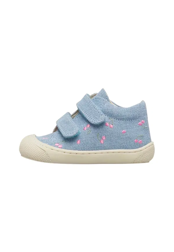 Пинетки Cocoon vl embr.cherry baby shoes Naturino, небесно-голубой