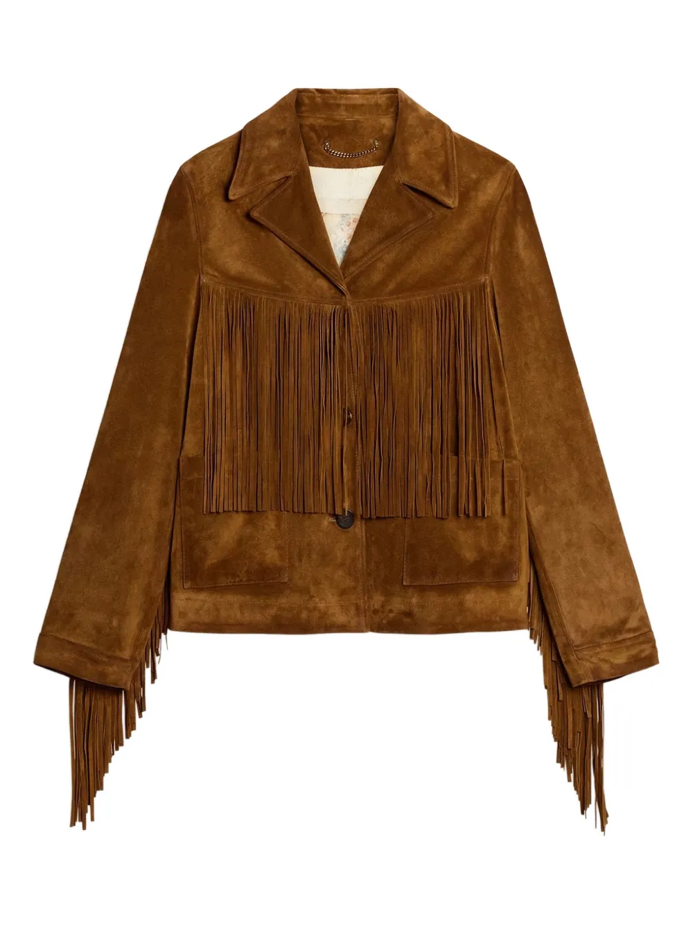 

Куртка с бахромой Golden Goose, коричневый