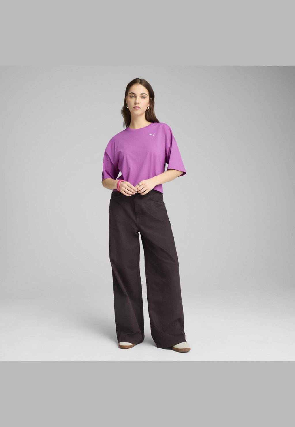 

Базовая футболка WARDROBE E KURZES OVERSIZED Puma, цвет Wild Berry