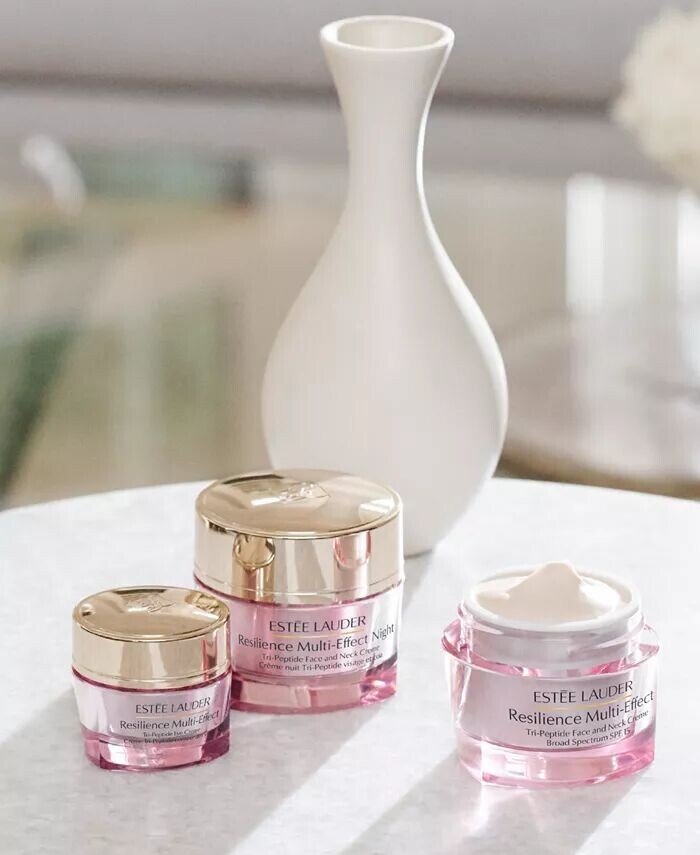 Крем для лица SPF ESTÉE LAUDER Мультиэффектный трехпептидный увлажняющий и шеи Resilience — фото 2
