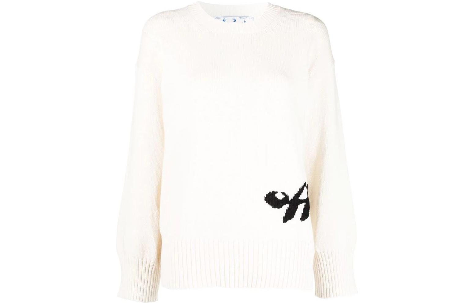 

OFF-WHITE Женский свитер OFF WHITE FW22 цвета экрю