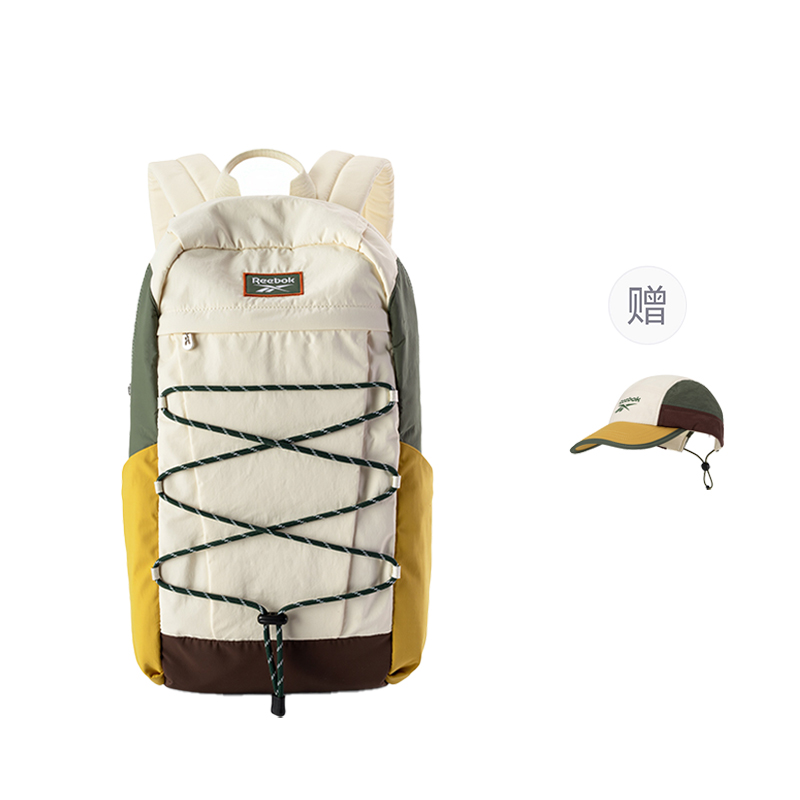 

Reebok Тканевый рюкзак унисекс абрикосово-зеленый/лавандовый/черный, Apricot Green