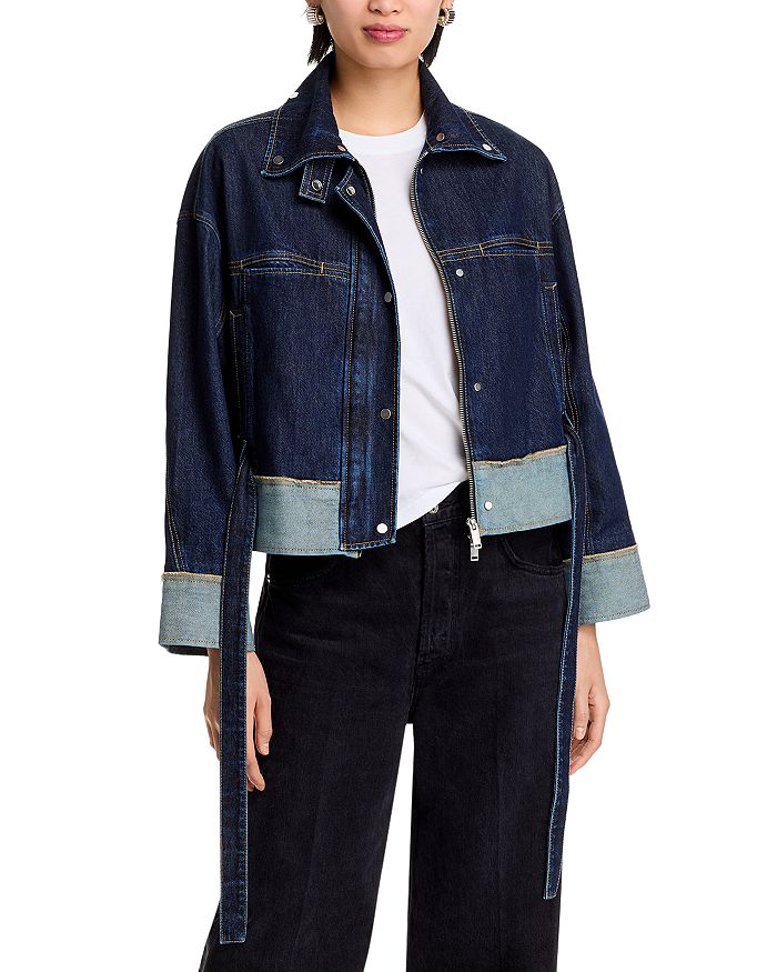 

Мешковатая джинсовая куртка 3.1 Phillip Lim, синий
