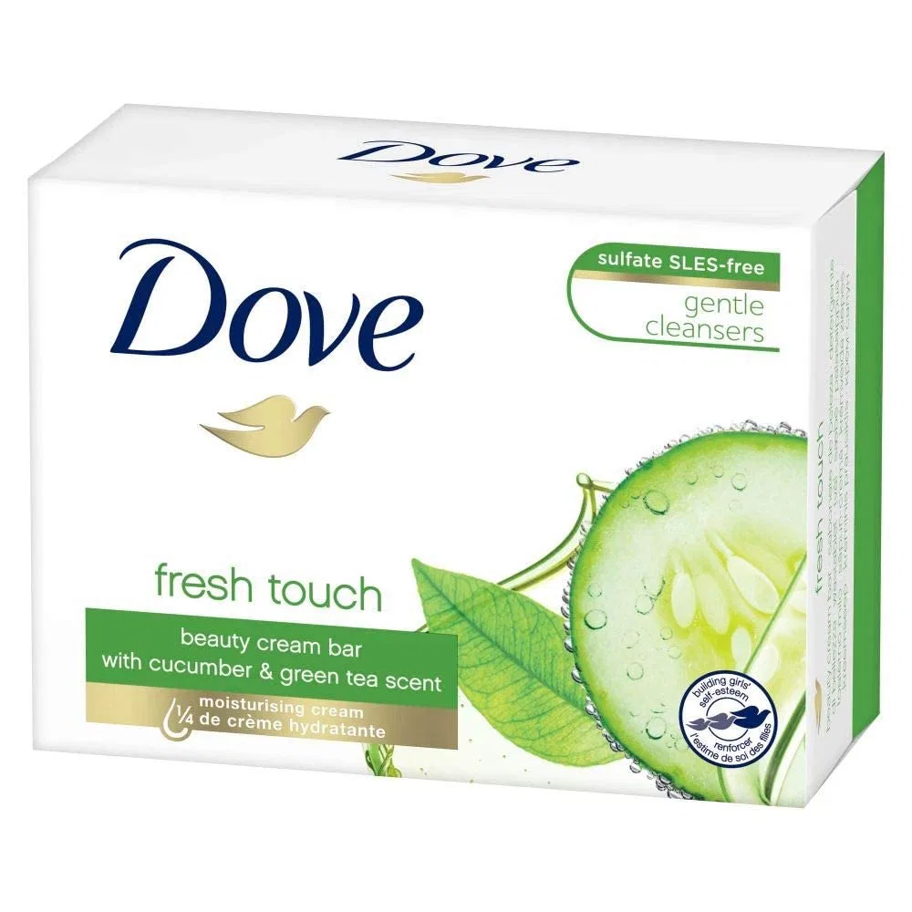 Крем-мыло Dove Beauty Fresh Touch с огурцом и зеленым чаем Dove