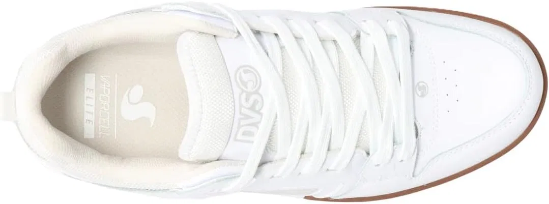 Мужские скейтбордистские кроссовки DVS Comanche Lt, White White Gum — фото 3
