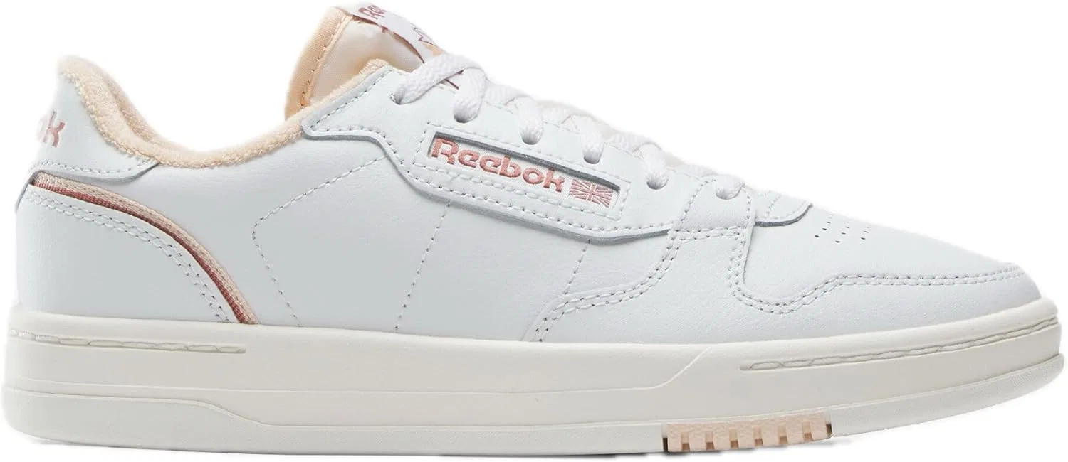 Кроссовки Reebok Unisex Phase Court Trainers, белый/розовый — фото 2