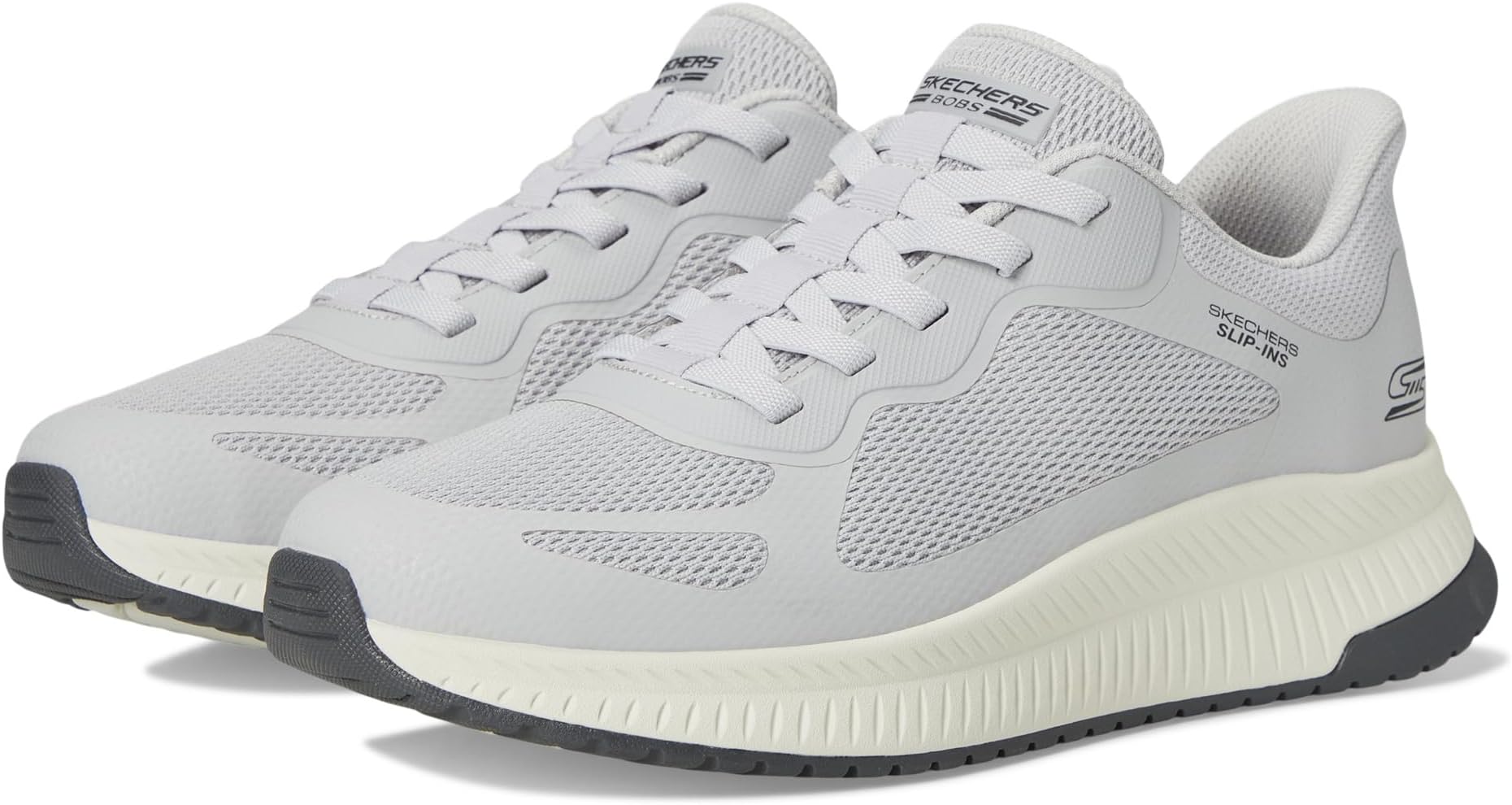 

Кроссовки BOBS from SKECHERS Hands Free Slip-Ins Bob Squad Chaos 4, цвет Light Grey