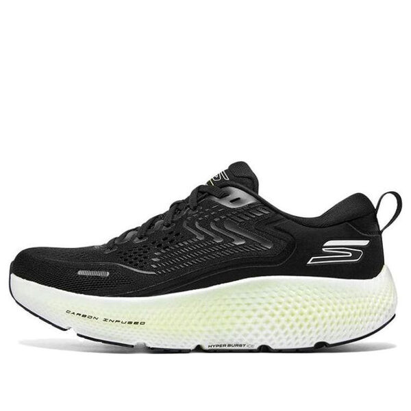 

Кроссовки go run max road 6 'black white' Skechers, черный
