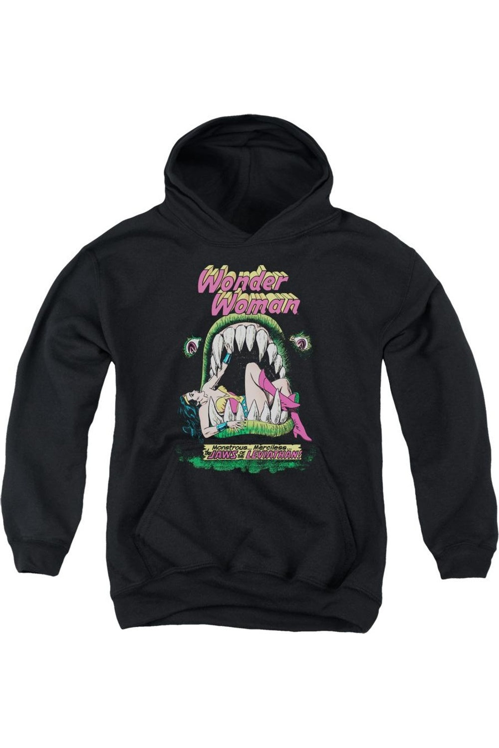 

DC Comics Толстовка с капюшоном Jaws для молодежи Gildan, черный