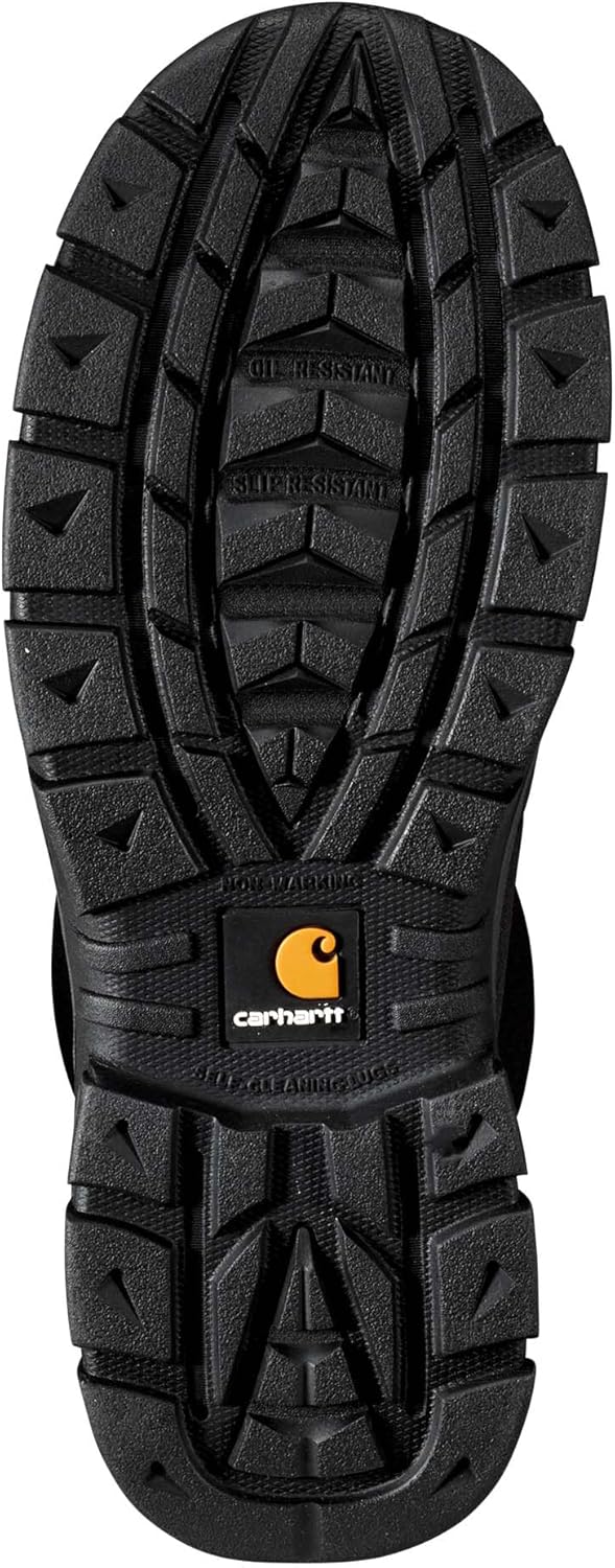 Carhartt mens Kentwood Waterproof 9" Steel Toe Wellington, Black — фото 4