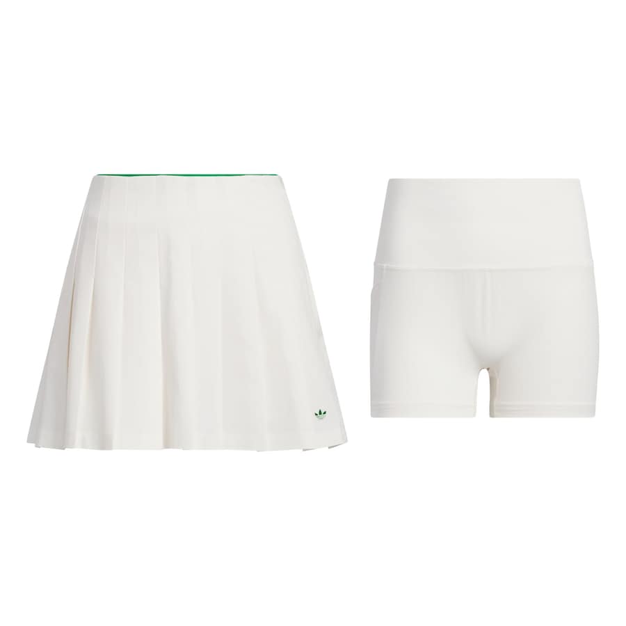 Спортивные шорты ADIDAS PERFORMANCE Originals Pleated, белый — фото 2