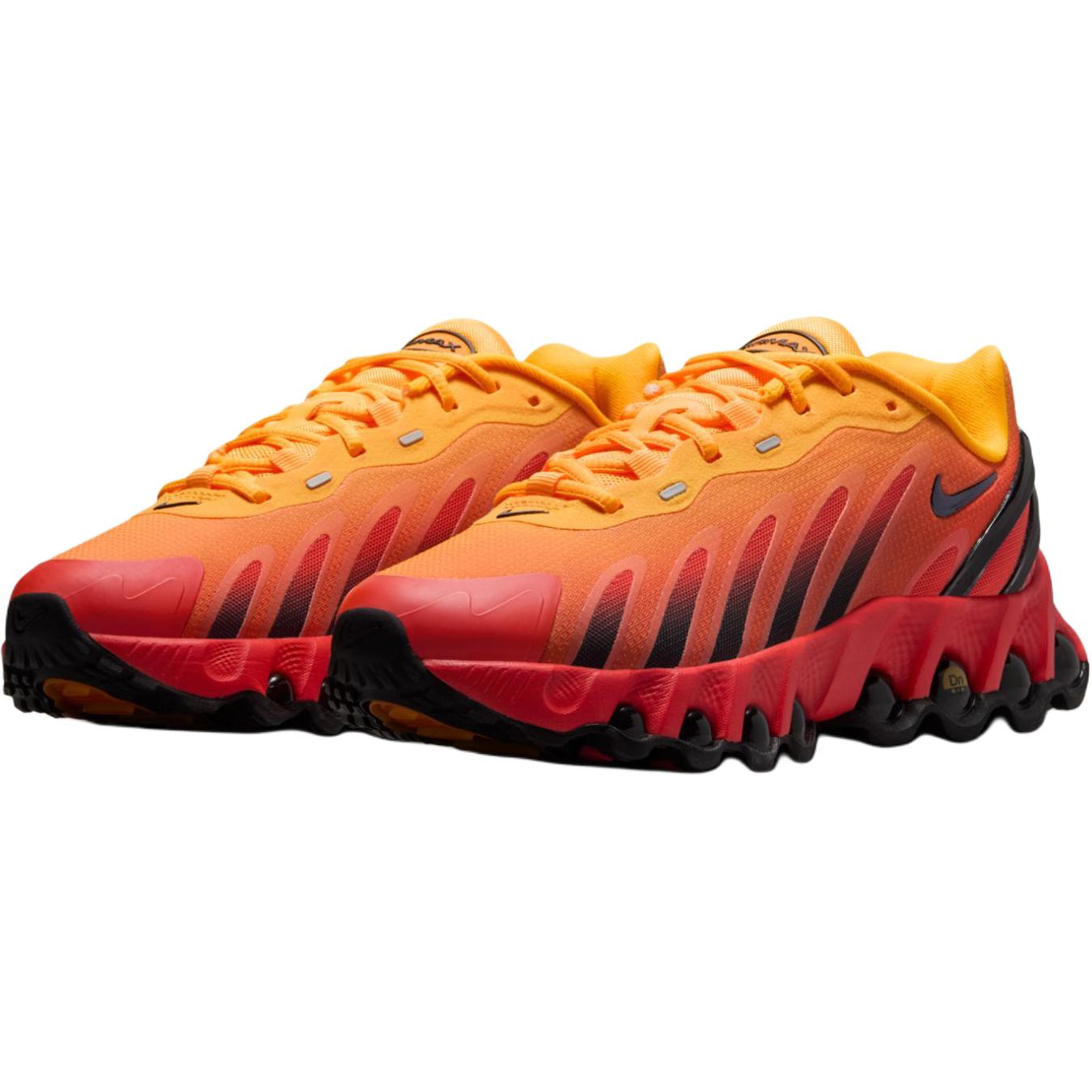 Nike Кроссовки для бега low top kids' с технологией air max dn8, износостойкие, цвет orange black, для подростков — фото 3