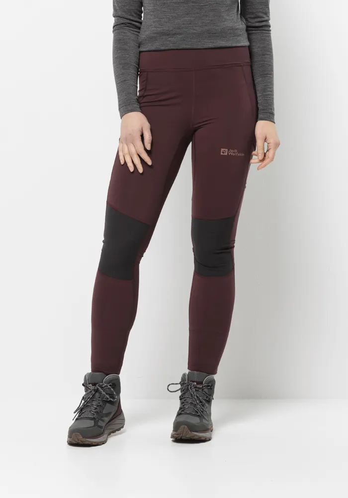 

Трекинговые брюки Jack Wolfskin "KAMMWEG TIGHTS W", бордовый