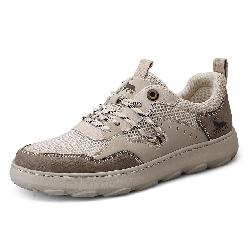 

Кроссовки Anti-Slip Wear-Resistant Low-Top Skateboard Shoes Men's BECK, Sand