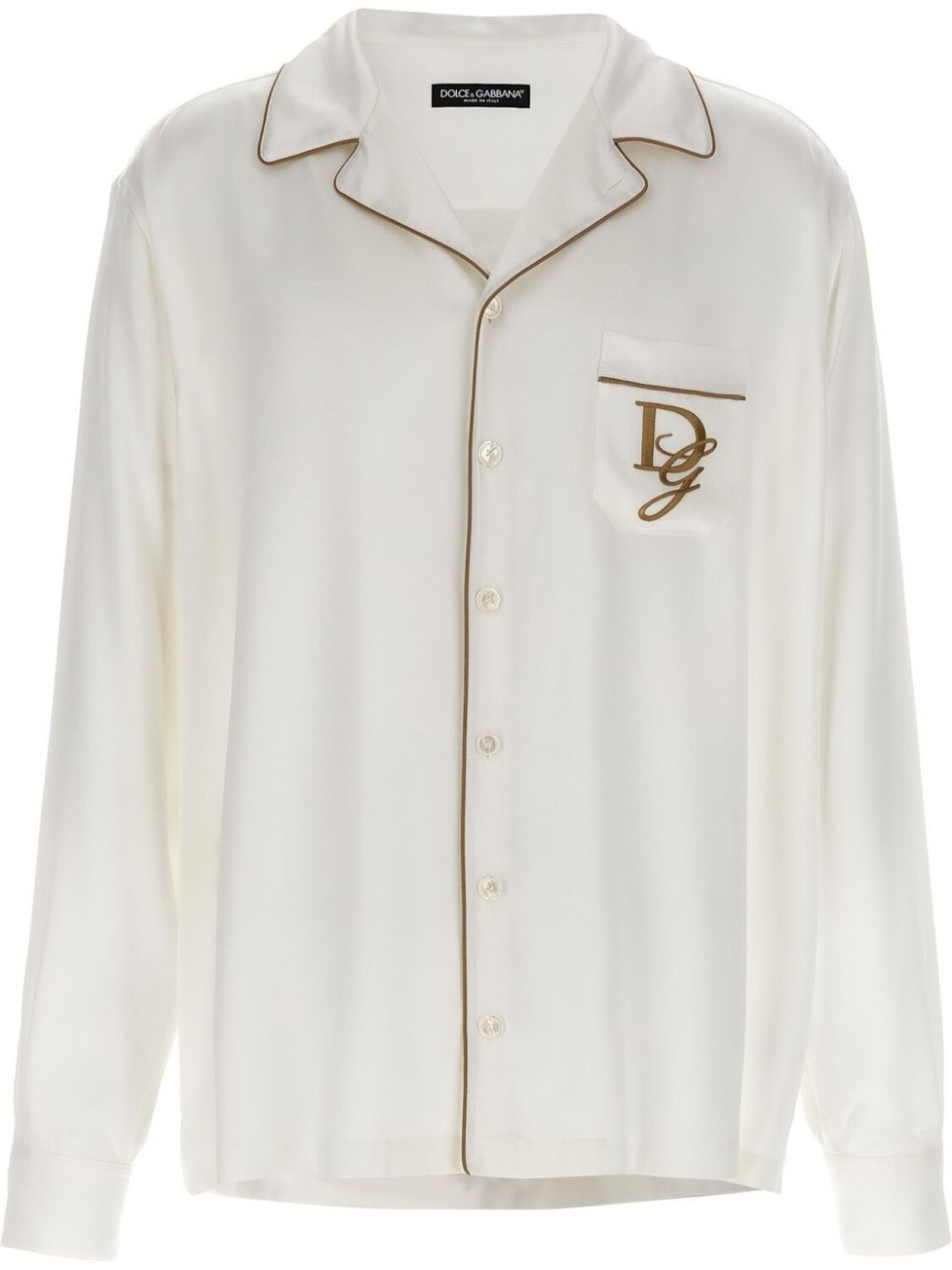 

Dolce & Gabbana шелковая рубашка, белый