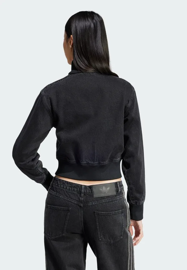 Джинсовая спортивная куртка adicolor Adidas Originals, True Black Denim — фото 2