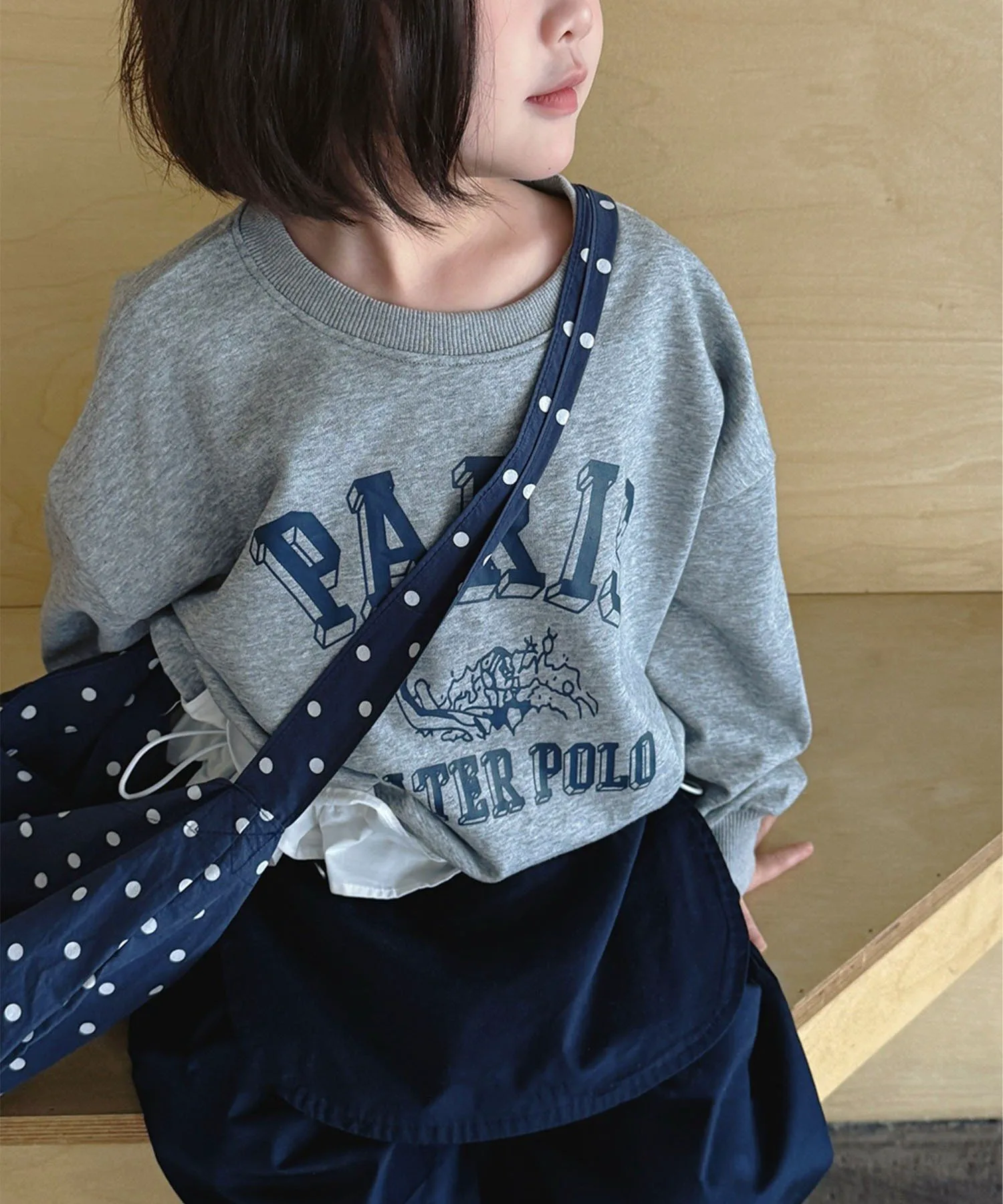 Многослойная толстовка с длинными рукавами Aimoha Kids, Heather Gray — фото 4