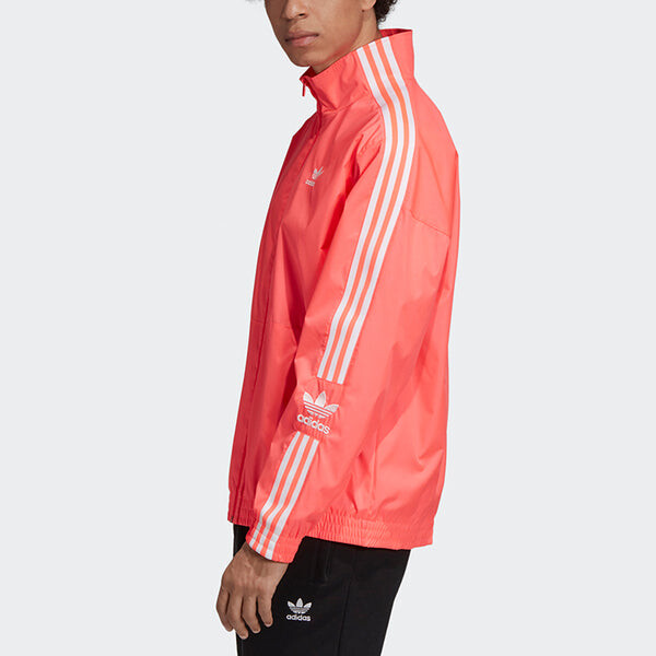Куртка originals zipper casual sports jacket flash red Adidas, красный — фото 4