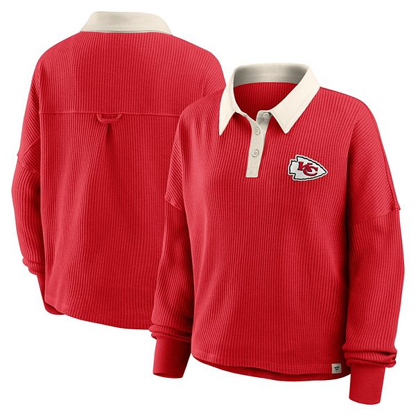 

Женская красная футболка Kansas City Chiefs oversized hometown premium thermal с длинным рукавом Fanatics, Красный, Женская красная футболка Kansas City Chiefs oversized hometown premium thermal с длинным рукавом Fanatics