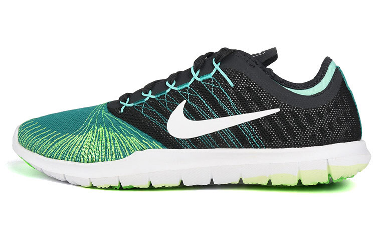 

Кроссовки женские с низким верхом белые/черные/зеленые Nike