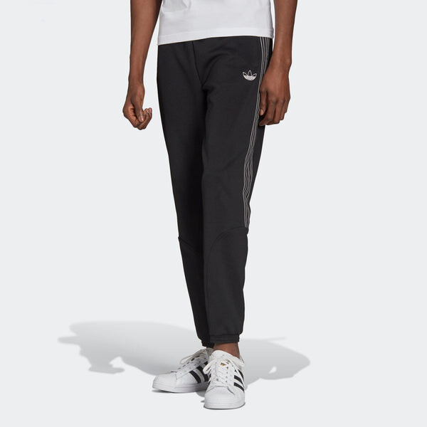 Спортивные штаны adidas originals Sprt Poly Tp Stripe Sports Long Pant Male Black, черный — фото 4