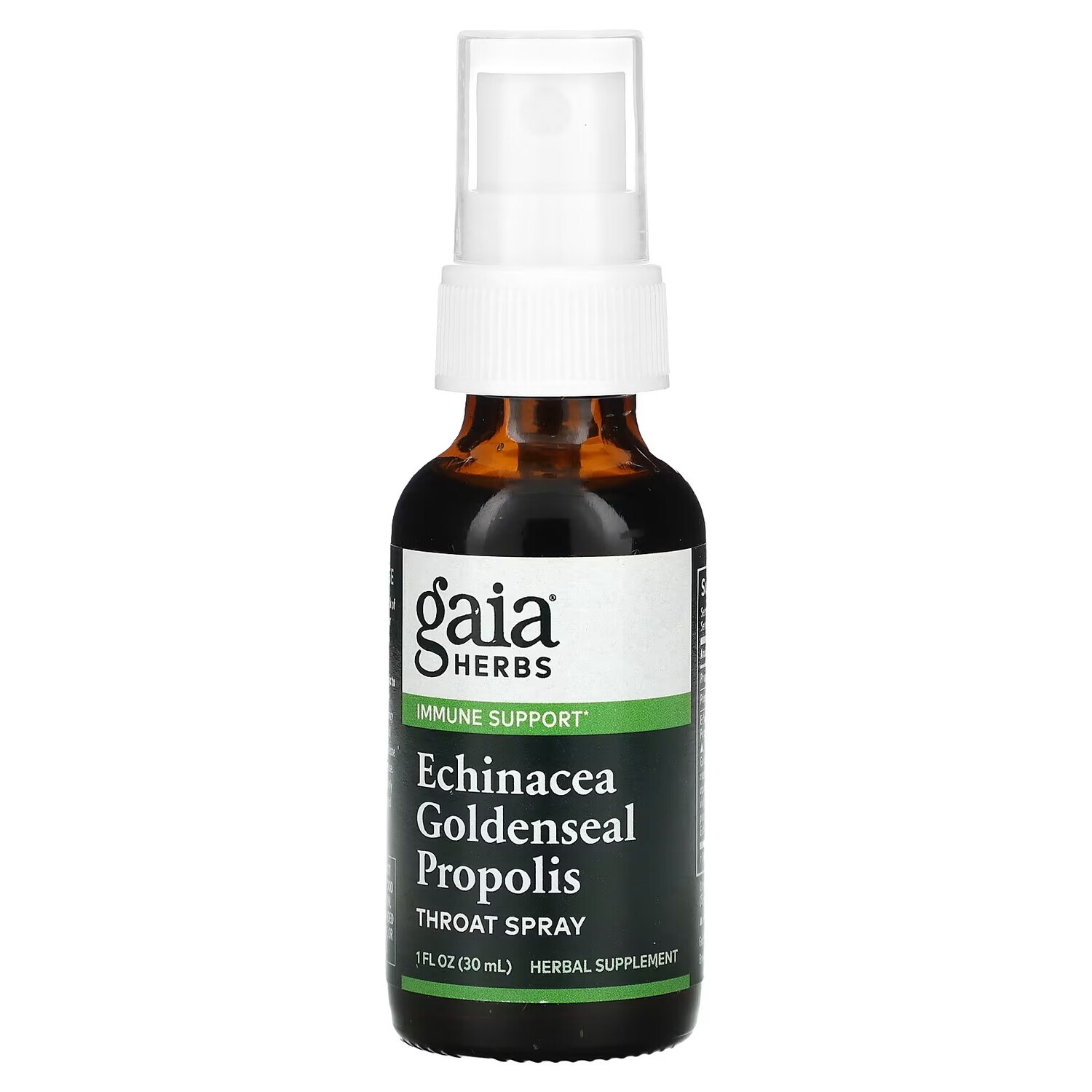

Спрей для горла Gaia Herbs с эхинацеей, желтокорнем и прополисом, 30 мл