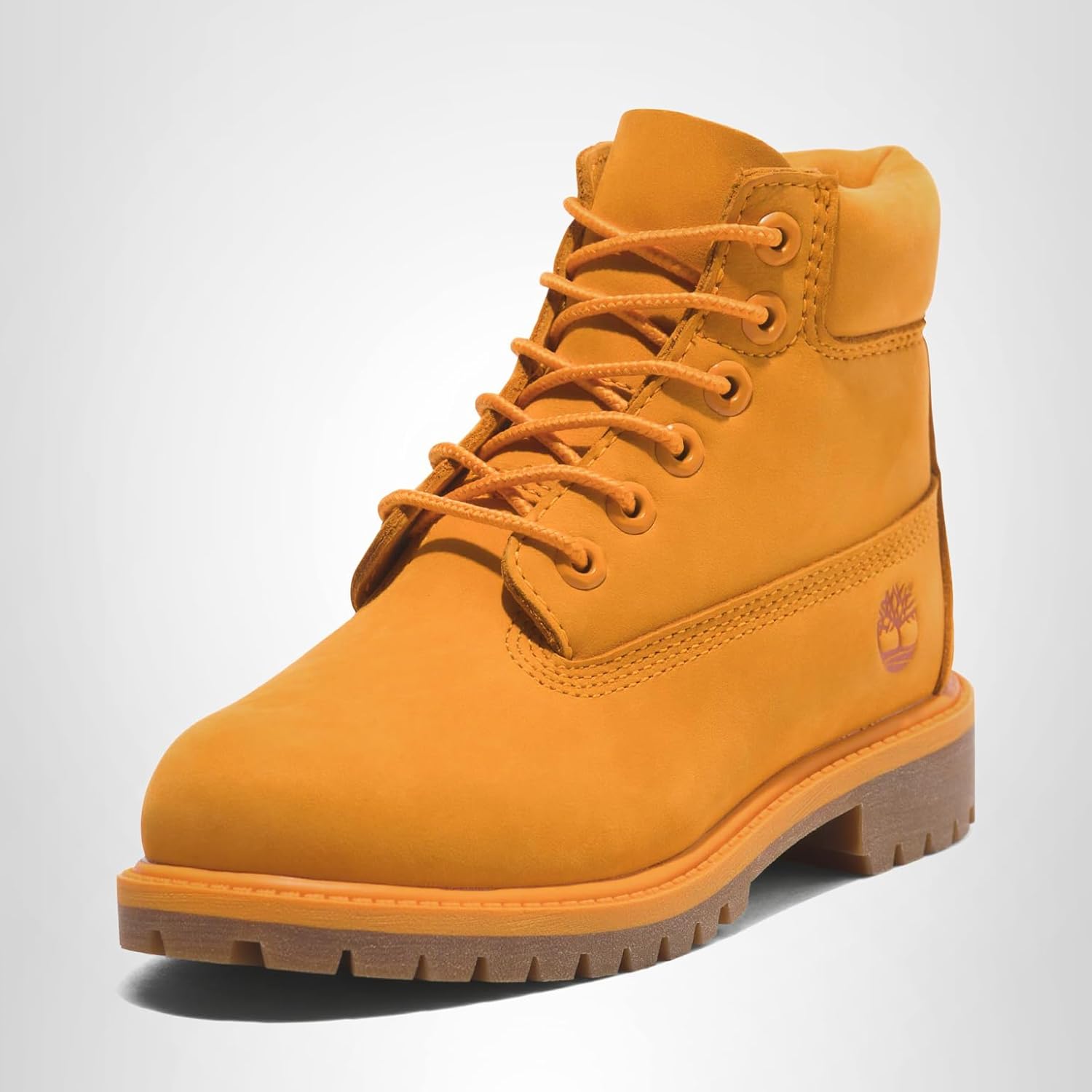 Мужские водонепроницаемые ботинки Timberland 6 премиум-класса, оранжевый — фото 2