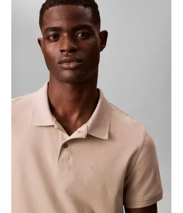 Полюс slim fit Calvin Klein, бежевый — фото 4