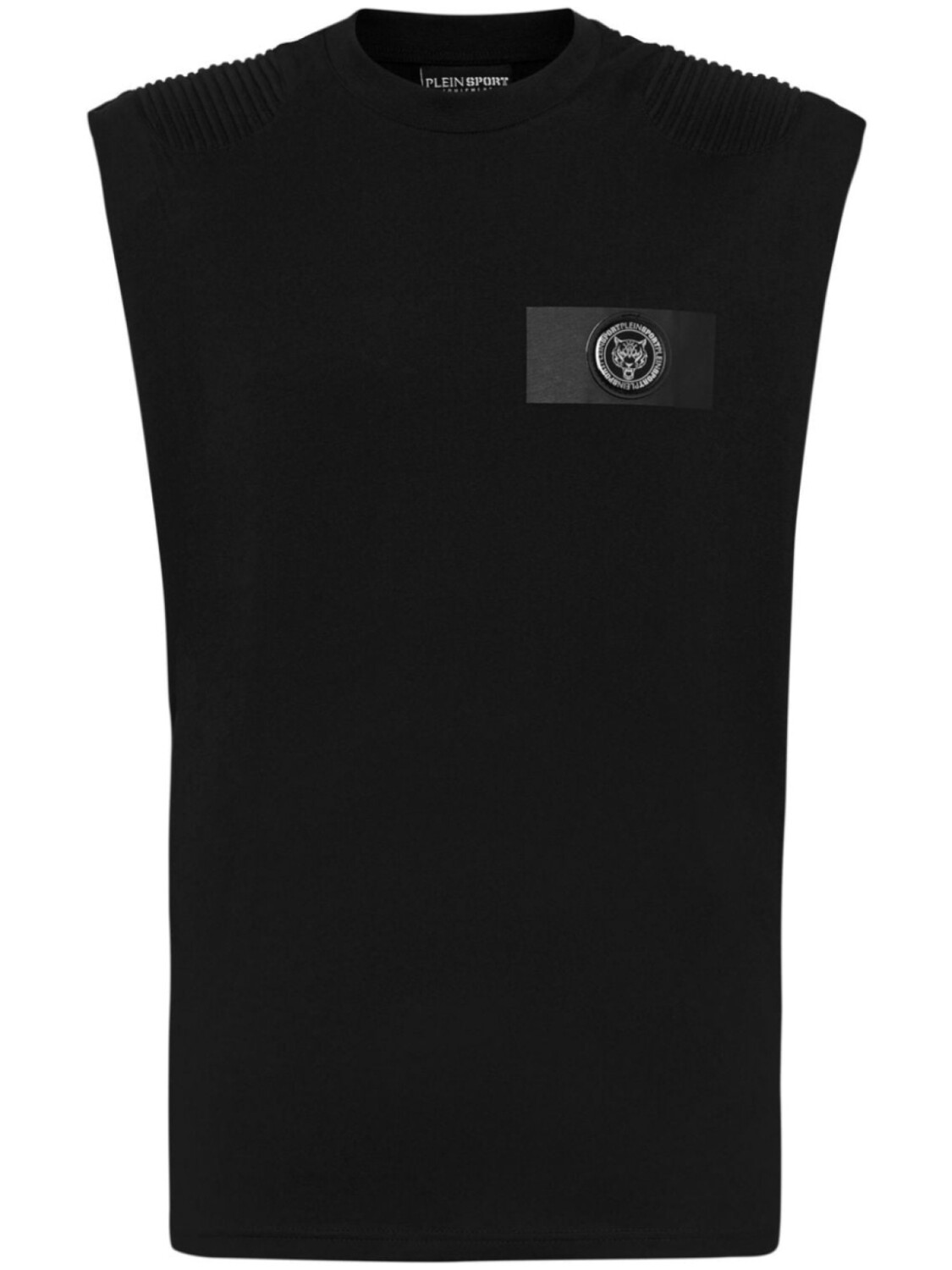 

Plein Sport топ с логотипом, черный
