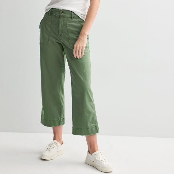 

Брюки с накладными карманами Petite Sonoma Goods For Life, цвет manolo olive
