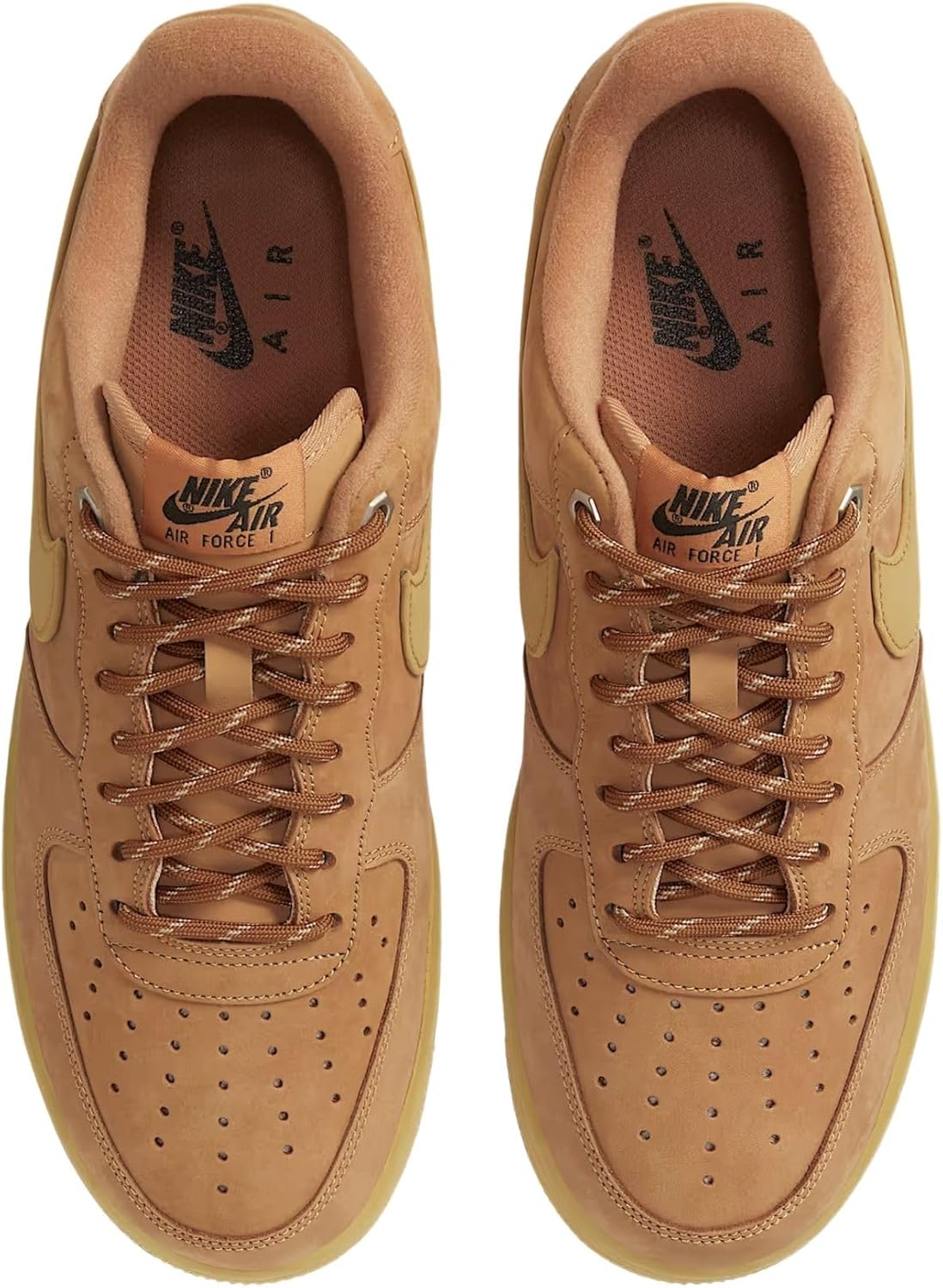 Мужские кроссовки Nike Air Force 1 '07 Wb, черный/коричневый — фото 3